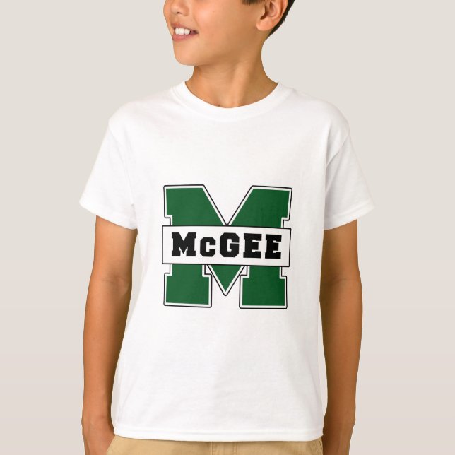 T-shirt Logo de McGee de Collégial-Style (Devant)