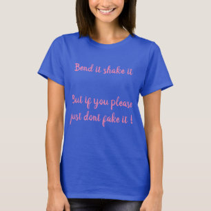 T-shirt Logo de message amusant design de texte rose avec 