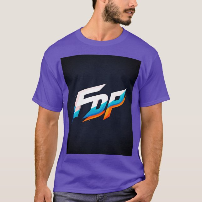 T-shirt Logo de mode 3D chic et moderne design pour tendan (Devant)