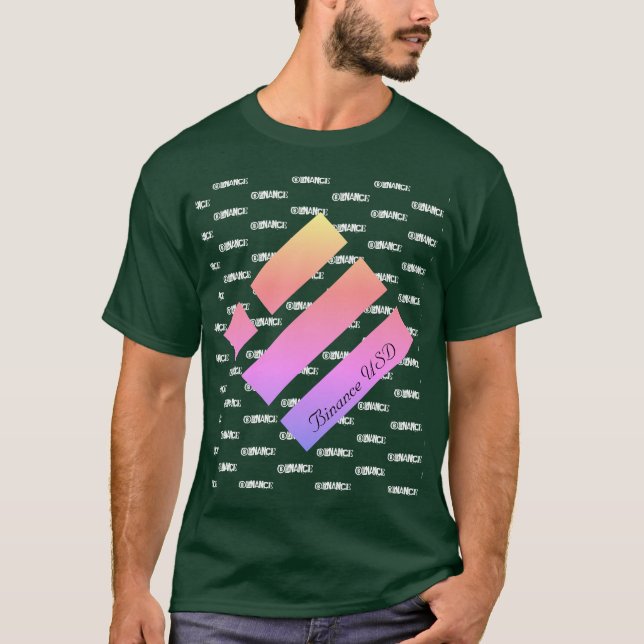 T-shirt LOGO DE MONNAIE DE CRYPTO USD BINANCE (Devant)