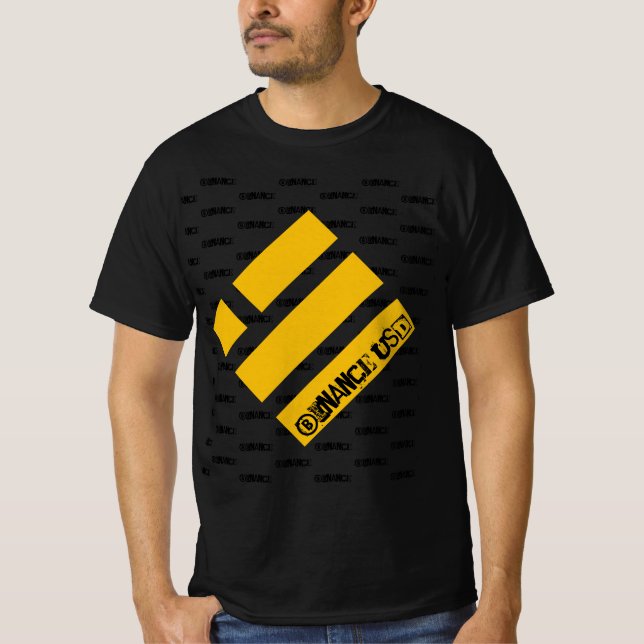 T-shirt LOGO DE MONNAIE DE CRYPTO USD BINANCE (Devant)