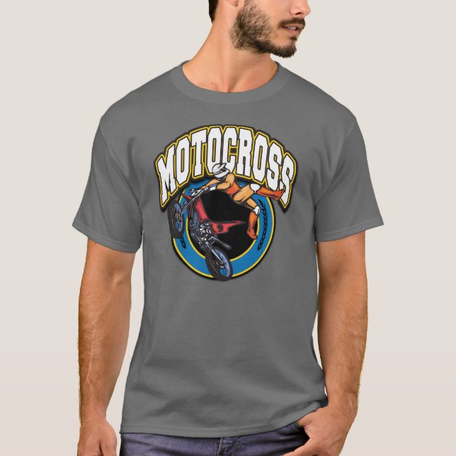 T-shirt Logo de motocross (Devant)