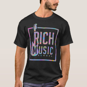 T-shirt Logo de musique riche Chemise Pastel Marbre