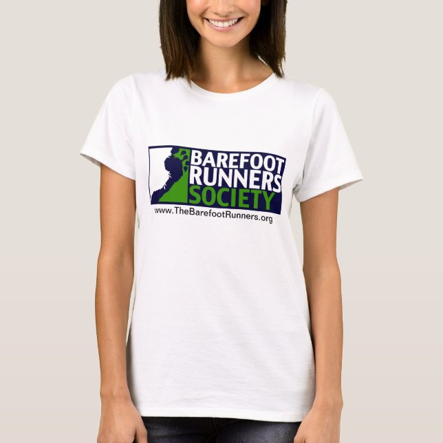T-shirt Logo de négatif de dames Microfiber T+URL (Devant)