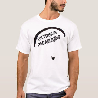 T-shirt logo de parapentisme avec la citation