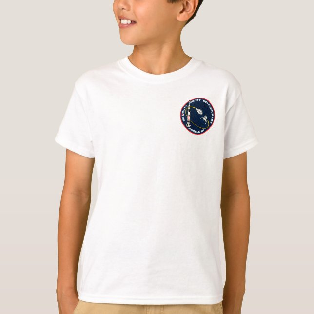 T-shirt Logo de patchs de mission Apollo 9 NASA (Devant)