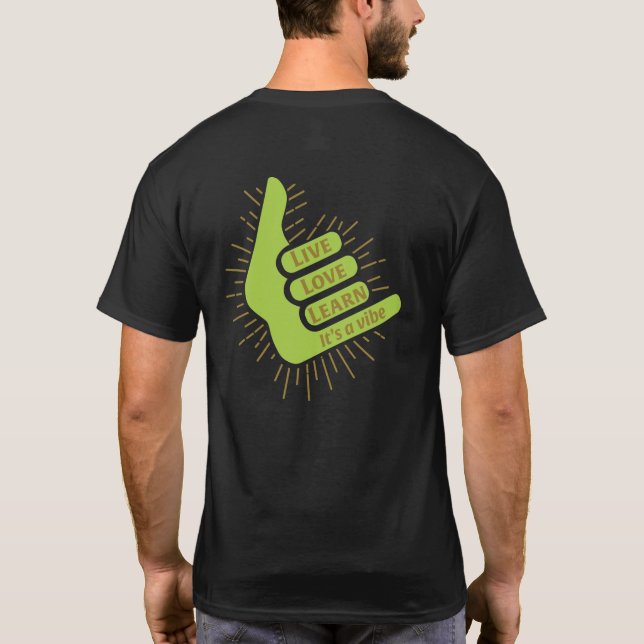 T-shirt Logo de patinage coopératif de Venise - Good Vibes (Dos)