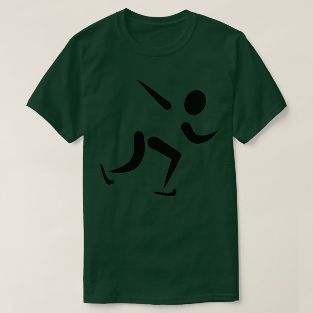 T-shirt Logo de patinage de vitesse (Design devant)