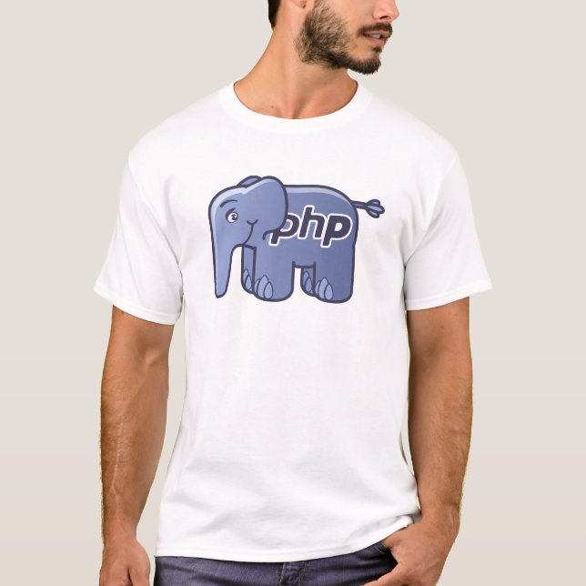 T-shirt Logo de PHP ElePHPant (Devant)
