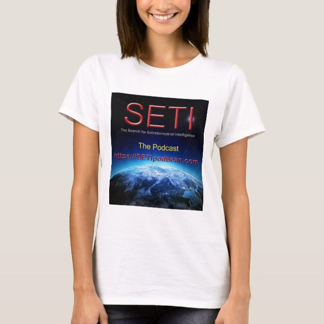 T-shirt LOGO DE PODcast SETI (Devant)