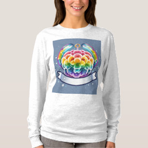 T-shirt Logo de Pouf en Maille Propre – Conception d'Hygiè