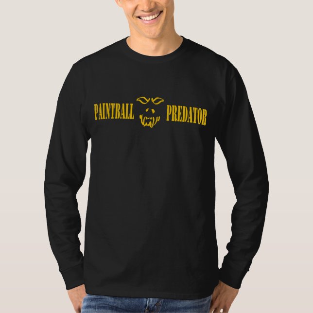 T-shirt Logo de prédateur de Paintball (Devant)