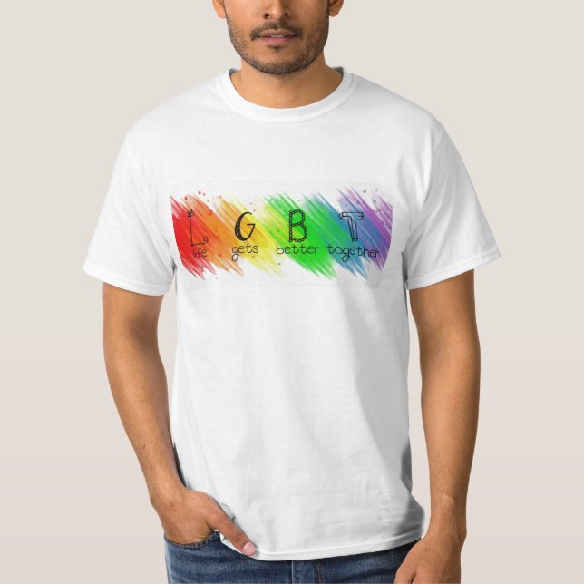 T-shirt Logo de projet de LGBT (Devant)