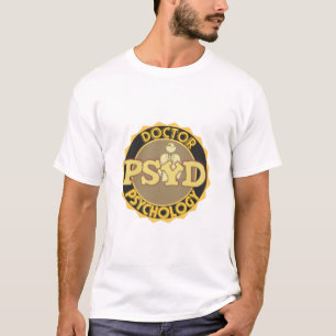 T-shirt LOGO de PsyD - DOCTEUR OF PSYCHOLOGY