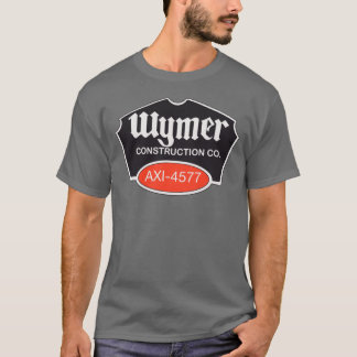 T-shirt Logo de retour arrière Wymer Construction AXI