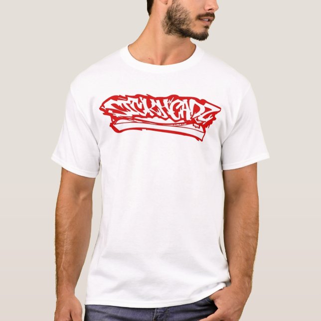 T-shirt Logo de rouge de Sickheadz (Devant)
