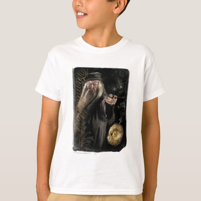 T-shirt Logo de script Dumbledore (Devant)