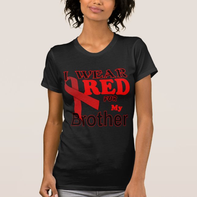 T-shirt Logo de sensibilisation au sida (Devant)