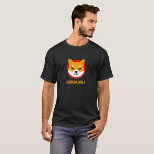 T-shirt Logo de Shiba Inu avec texte ci-dessous