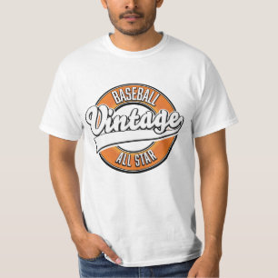 T-shirt Logo de style vintage baseball.