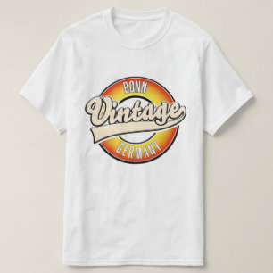 T-shirt Logo de style vintage Bonn