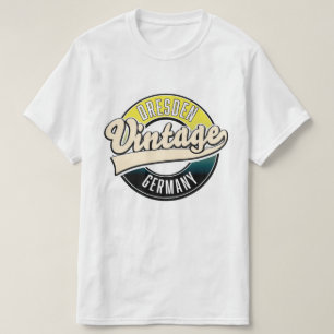 T-shirt Logo de style vintage Dresde