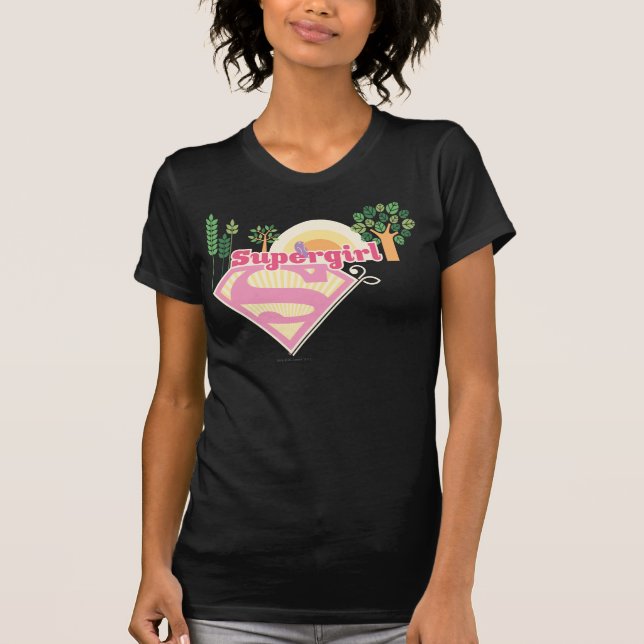T-shirt Logo de Supergirl (Devant)