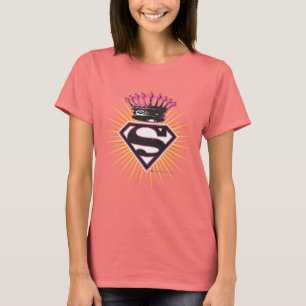 T-shirt Logo de Supergirl avec la couronne