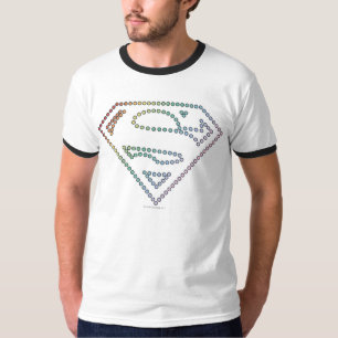 T-shirt Logo de Supergirl Rainbow Outline