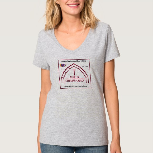T-shirt Logo de trinité avec RIC sur le dos (Devant)