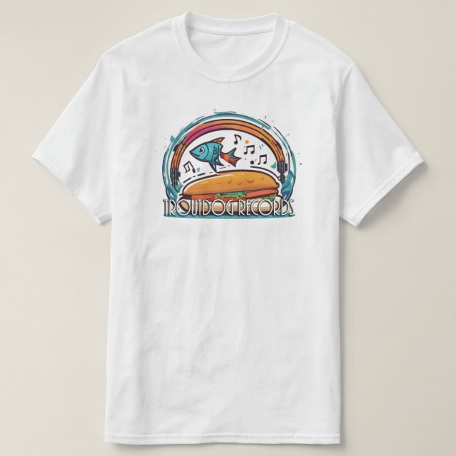 T-Shirt Logo de Troutdog Records (Design devant)