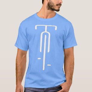 T-shirt Logo de vélo minimum Rétro pour vélo et vélo Lo