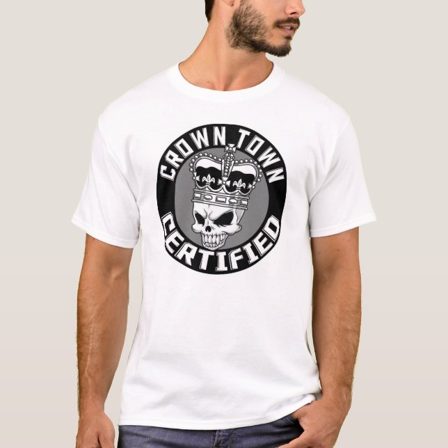 T-shirt Logo de ville de couronne (Devant)