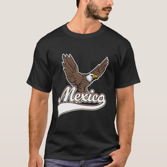 T-shirt logo de voyage au Mexique (Devant)