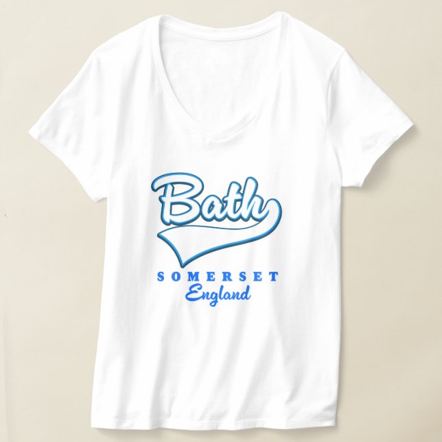 T-shirt logo de voyage Bath Somerset (Poser)