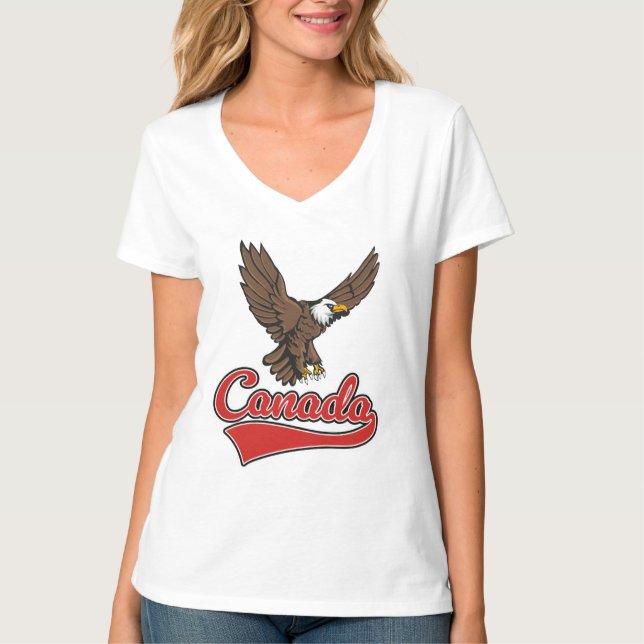 T-shirt logo de Voyage Canada (Devant)