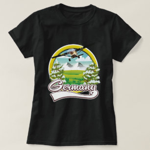 T-shirt logo de voyage en Allemagne