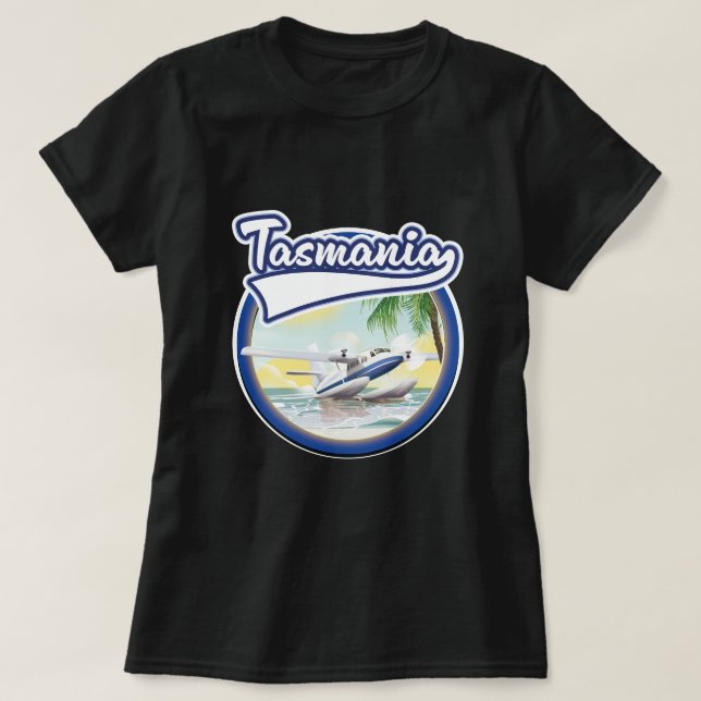 T-shirt logo de voyage en Tasmanie (Design devant)