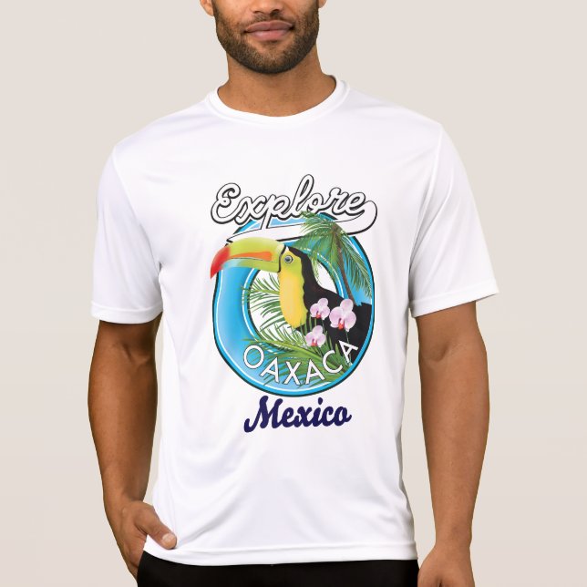 T-shirt Logo de voyage Oaxaca Mexique (Devant)