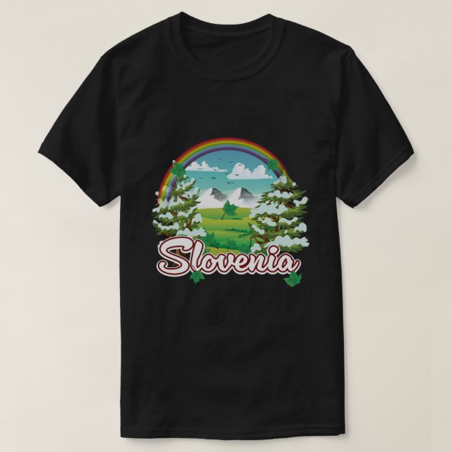 T-shirt logo de Voyage Slovénie (Design devant)