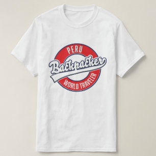 T-shirt Logo de voyageur du monde routard Pérou.
