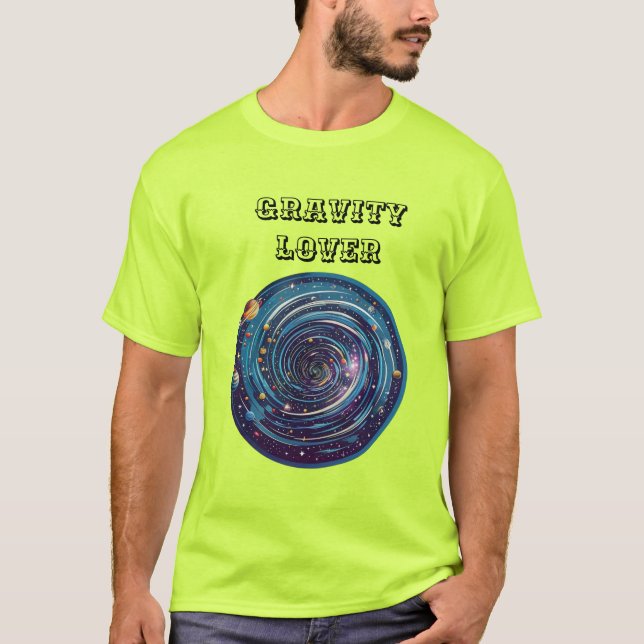 T-shirt Logo De Whirlpool Cosmique À Thème Gravité (Devant)