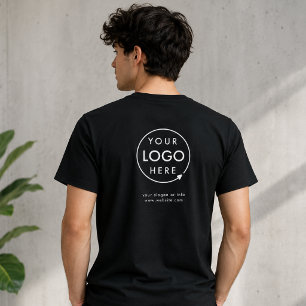 T-shirt Logo d'entreprise Employé de marque Back