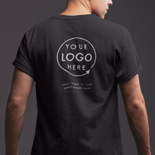 T-shirt Logo d'entreprise Employé de marque Back