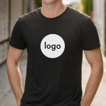 T-shirt Logo d'entreprise Entreprise Employé Personnalisée<br><div class="desc">Logo d'entreprise T-shirt personnel de l'entreprise sur mesure. Modèle de logo simple et personnalisé.</div>