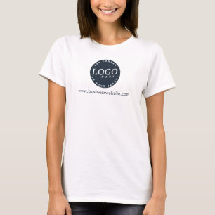 T-shirt Logo d'entreprise moderne et site Web personnalisé