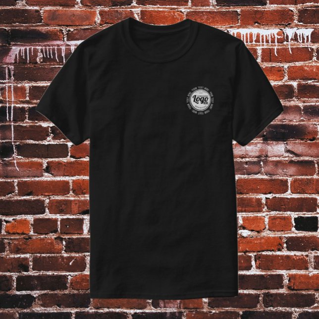 T-shirt Logo d'entreprise noir personnalisé - Swag uniform (custom logo shirt)