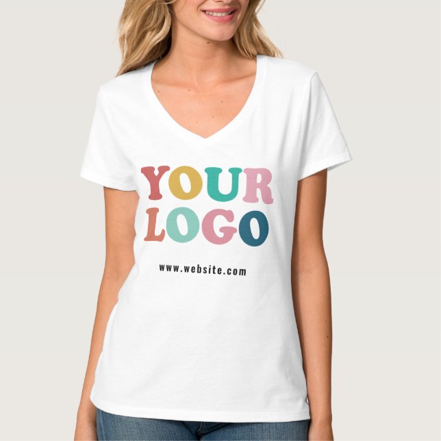 T-shirt Logo d'entreprise personnalisé (Devant)