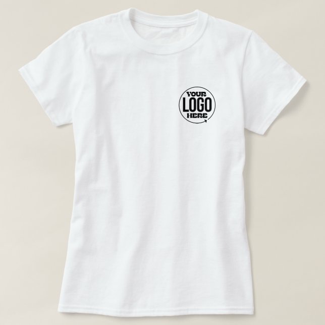 T-shirt Logo d'entreprise personnalisé (Design devant)