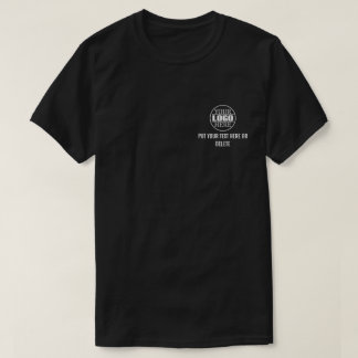 T-shirt Logo d'entreprise personnalisé et slogan